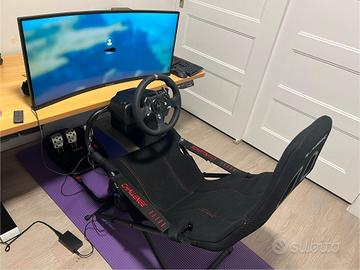 Playseat challenge e Volante Logitech 