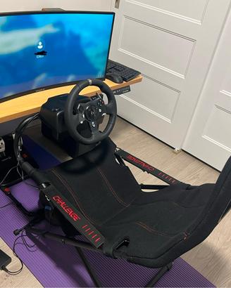 Playseat challenge e Volante Logitech 