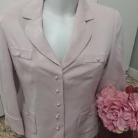 Completo tg 44 giacca e gonna in pura seta Luisa S