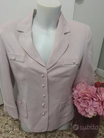 Completo tg 44 giacca e gonna in pura seta Luisa S