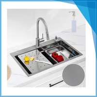 Lavandino in acciaio 70x45cm, NUOVO