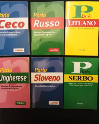 Lotto 9 volumi Lingue, dizionari Vallardi