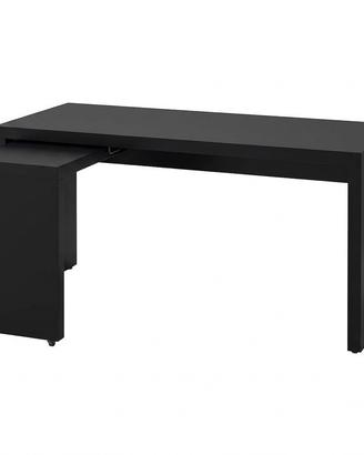 Scrivania IKEA Malm estraibile nera 151x65cm