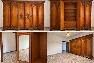 armadio in legno massello