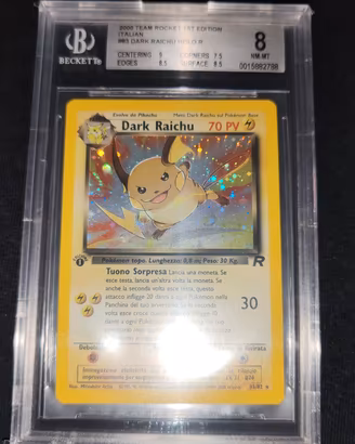 carta pokemon dark raichu 1ed 