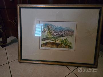 Quadro da parete in acquerello