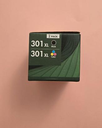 Set Cartucce HP 301XL Nero + Colore (2 Pack) - Nuo