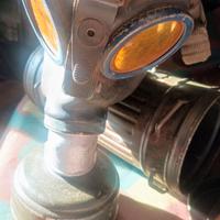 no elmetto tedesco. Mask Tedesca WWll