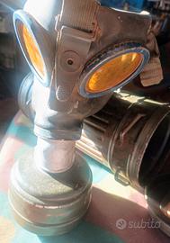 no elmetto tedesco. Mask Tedesca WWll