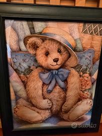 Quadro orsetto per cameretta bambini