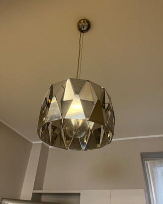 Lampadario a sospensione moderno effetto specchio