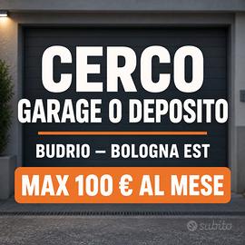 Garage/deposito Budrio-Bologna Est max 100