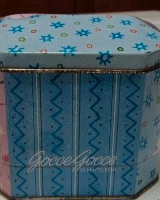 Scatola di latta Vintage "Gocce di Napoleon"