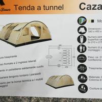 Tenda XL a tunnel per 6 Persone