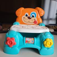 Gioco Clementoni poltroncina porta mattoncini usat