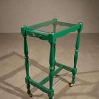 Bar Cart d'Autore: Vintage Upcycled Verde Smeraldo