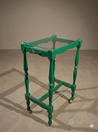 Bar Cart d'Autore: Vintage Upcycled Verde Smeraldo