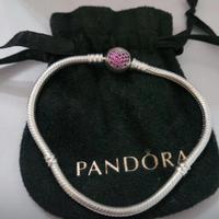 Bracciale Pandora con  cuore di Swarovski