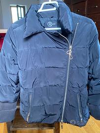 Piumino nero  Relish , abbottonatura laterale tg M