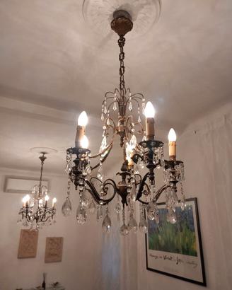 2 lampadari a gocce