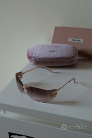 Occhiali da sole donna Miu Miu Y2K Rimless 