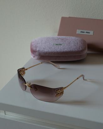 Occhiali da sole donna Miu Miu Y2K Rimless 