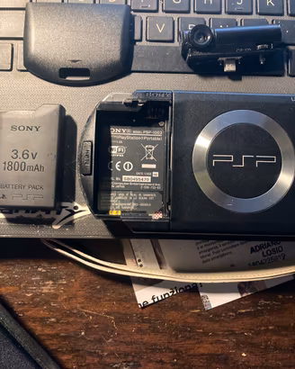 Psp vintage con fotocamera