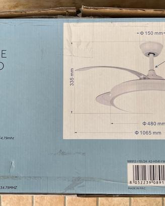 Ventilatore da soffitto a Led