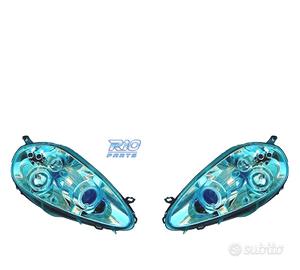 FARI PER FIAT GRANDE PUNTO 05-08 ANGEL EYES FONDO 