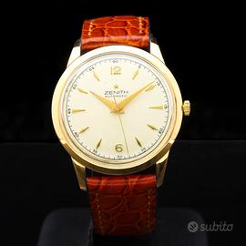 Zenith Bumper 18 kt gold 34 mm year 1954 automatic