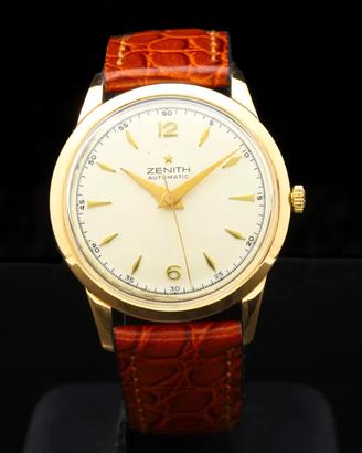 Zenith Bumper 18 kt gold 34 mm year 1954 automatic