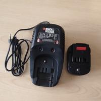 Caricabatterie Black&Decker + batteria 12V NiMh 2A