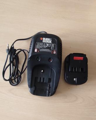 Caricabatterie Black&Decker + batteria 12V NiMh 2A