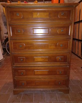 cassettiere in legno