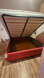 Letto contenitore + materasso 