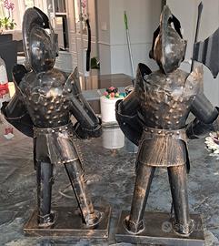 COPPIA DI ARMIGERI SAN MARINO  IN LAMIERA