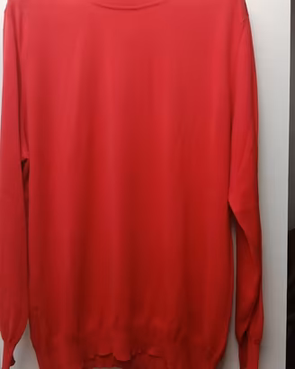 Maglione Brunello Cucinelli 100% Cotone rosso