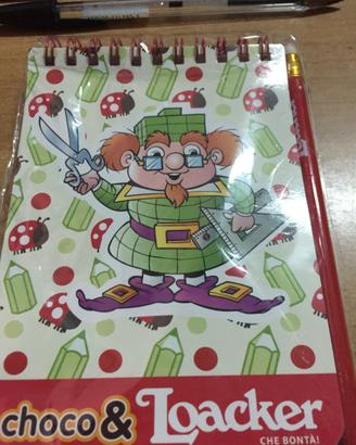 K3308NN-Block Notes Loacker Nuovo collezione
