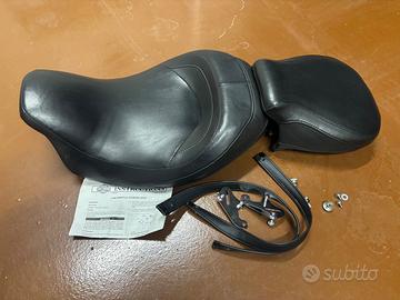 Sella Harley Touring pelle low profile doppia