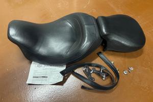 Sella Harley Touring pelle low profile doppia