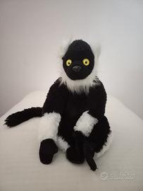 Peluche Lemure bianco e nero Wild Republic cm.30