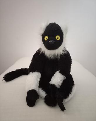 Peluche Lemure bianco e nero Wild Republic cm.30