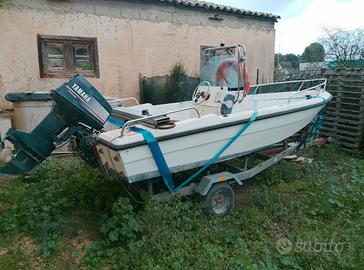 Barca con carrello omologato 