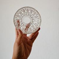 Set di 4 ciotole piccole in vetro, vintage