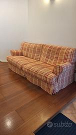 Divano 3 posti in piuma d’oca sfoderabile