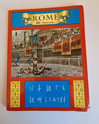 libro vintage,ROME 80 fotocolor
