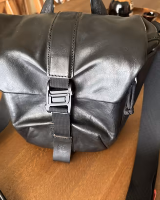 Wotancraft pilot 3,5 lt leather black pelle nera