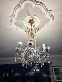 Lampadario vintage stile Maria Teresa