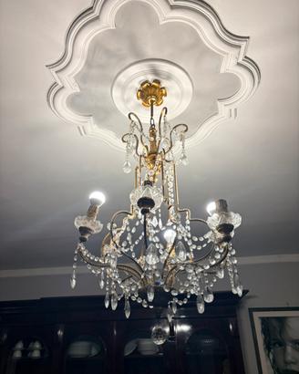 Lampadario vintage stile Maria Teresa