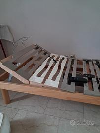 letto singolo reclinabile elettrico 